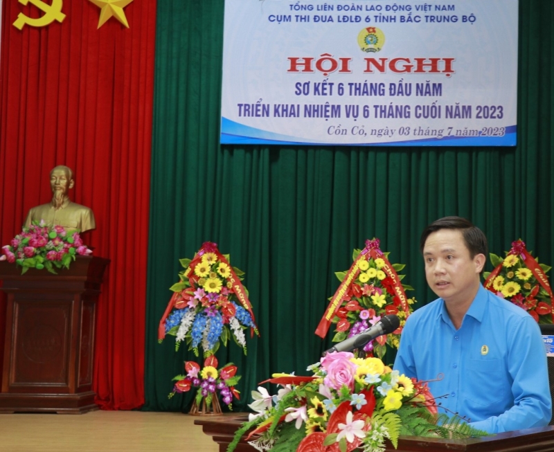 Công đoàn các tỉnh Bắc Trung Bộ sơ kết hoạt động 6 tháng đầu năm