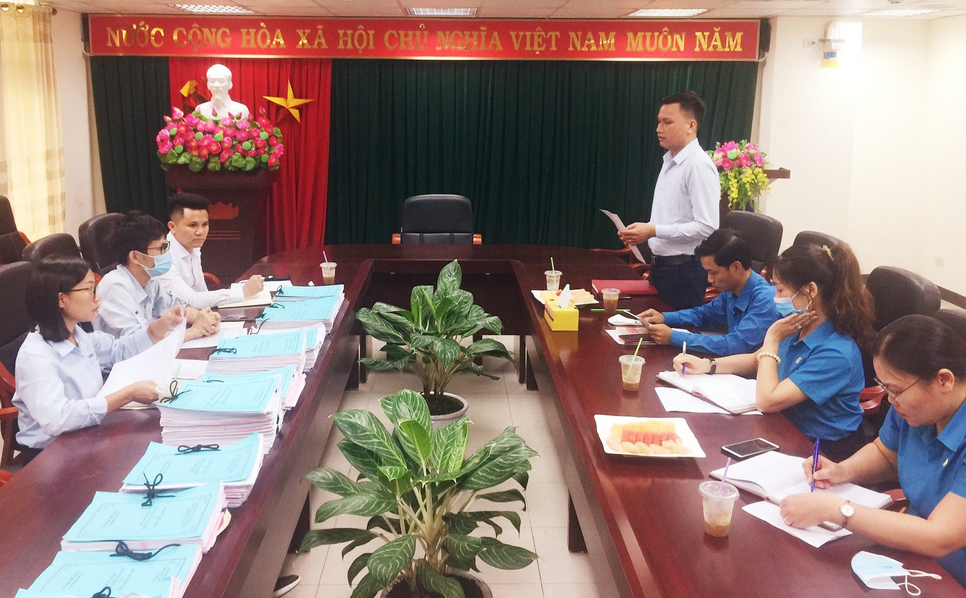 Công đoàn các Khu kinh tế tỉnh: Kiểm tra tài chính CĐCS Công ty TNHH Gang thép Hưng nghiệp Formosa Hà Tĩnh