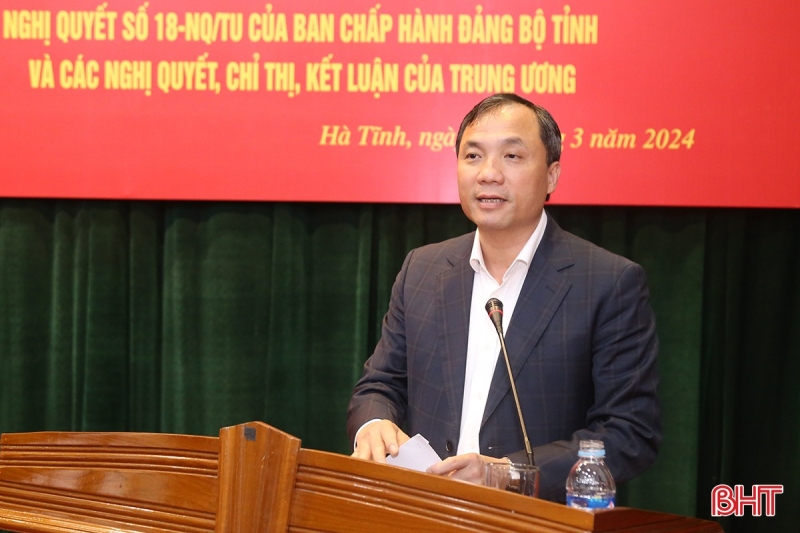 Hà Tĩnh quán triệt chuyên đề năm 2024 và các nghị quyết, kết luận, chỉ thị
