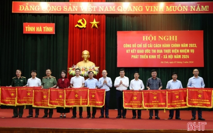Các chỉ số liên quan đến cải cách hành chính của Hà Tĩnh...
